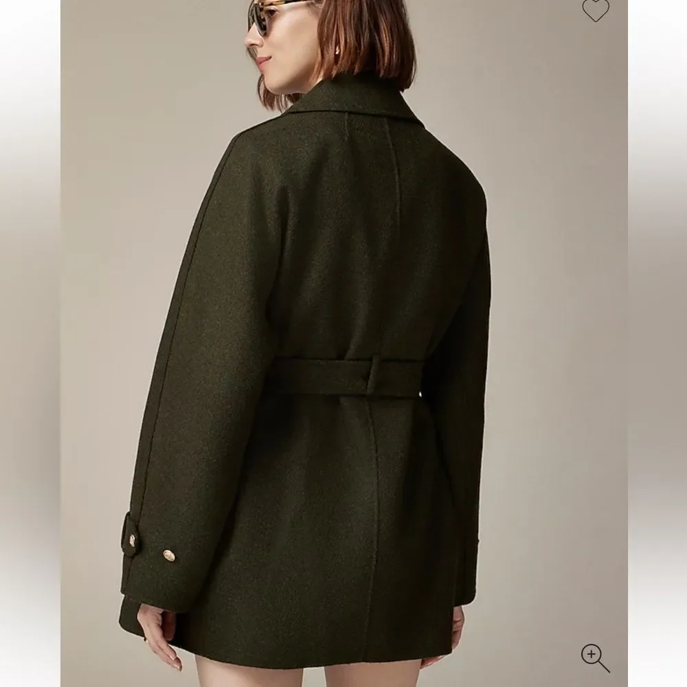 J. Crew Trench coat in double-faced Italian wool $368‎ Size XS - Picture 4 of 13